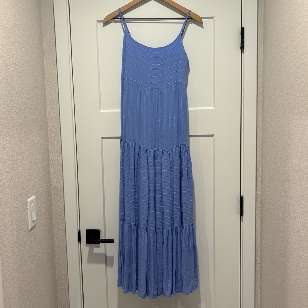 Haute Hippie Light Blue Maxi Dress, Small